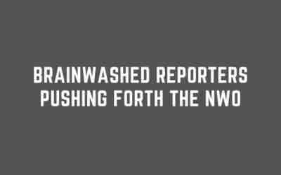 Brainwashed reporters pushing forth the NWO