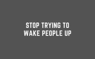 Indigo Warriors Stop Trying to Wake People Up