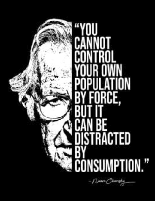 distracted by consumption